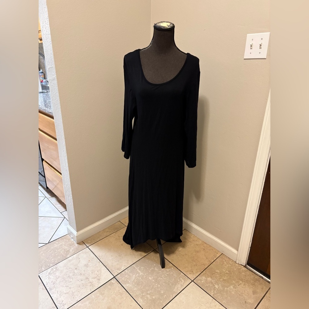 Charlie Paige Classic Black Long Sleeve Dress